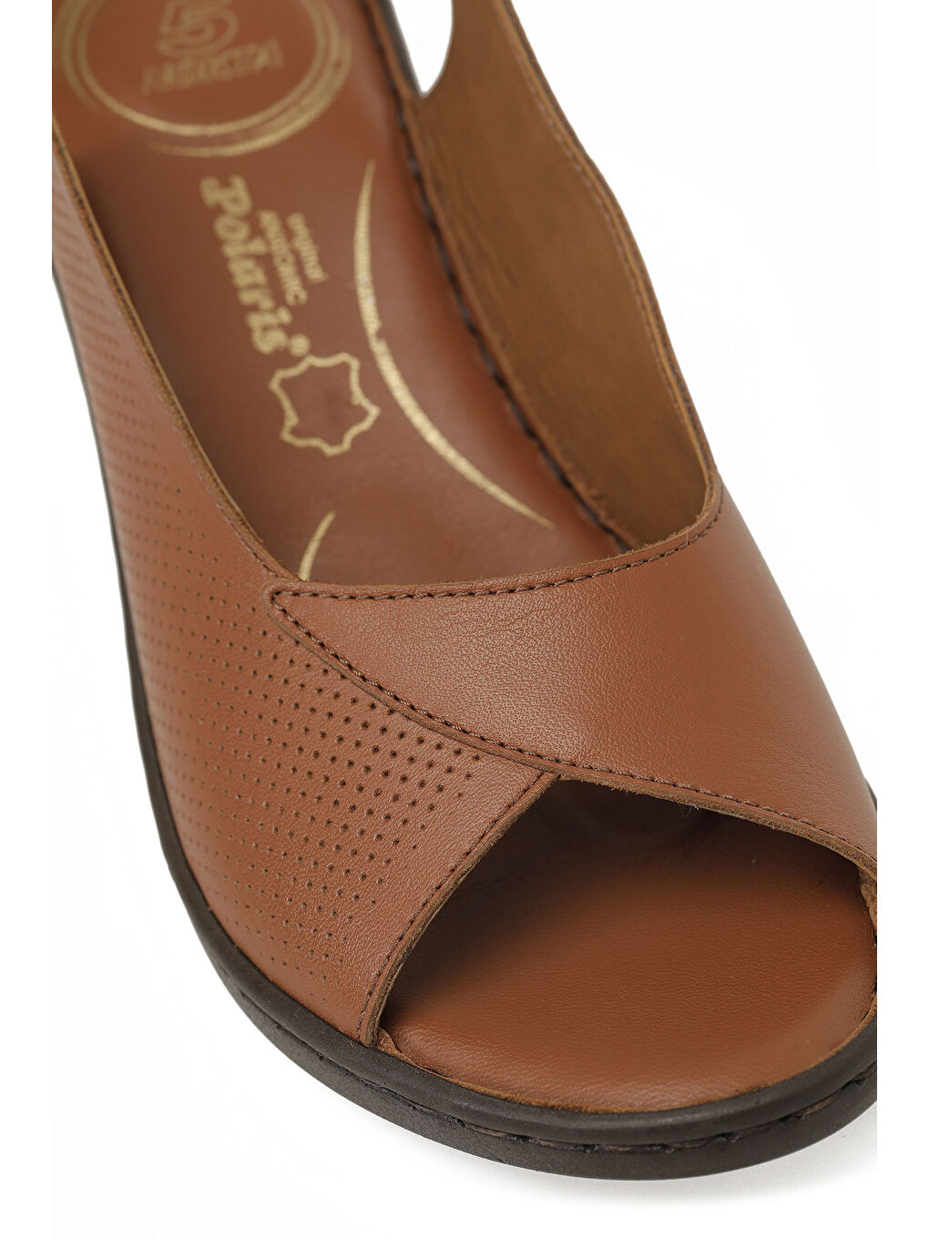 Kahverengi 105809.Z6FX Taba Kadın Comfort Sandalet-6