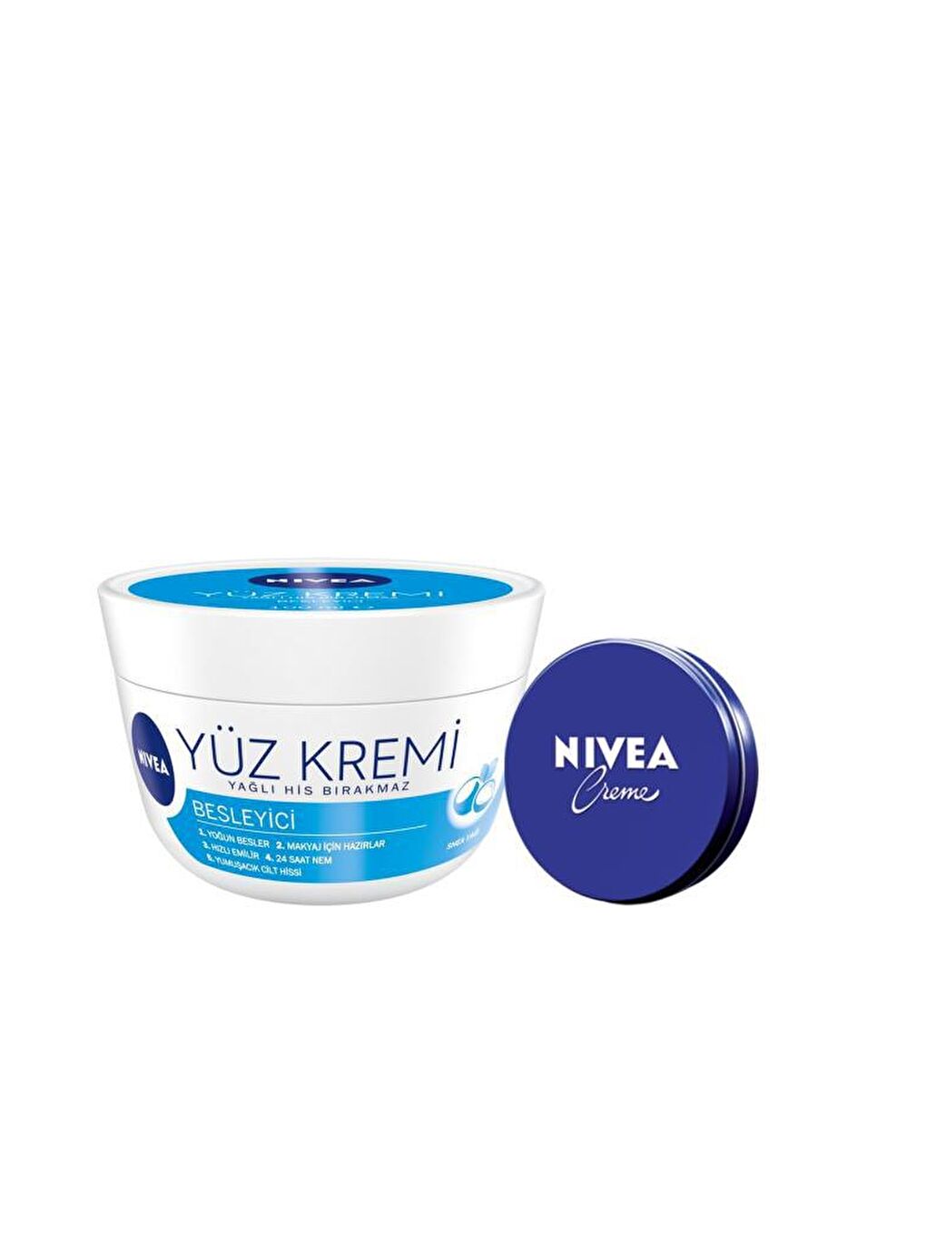 NIVEA Besleyici Yüz Kremi 100 ml + Crème 30 ml - 1