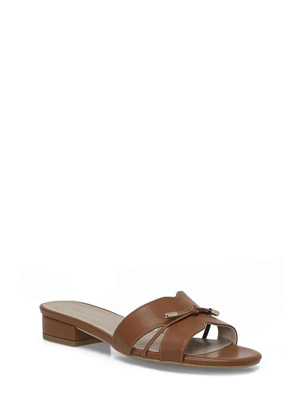 Kahverengi 327104.Z 6FX Taba Kadın Terlik-1