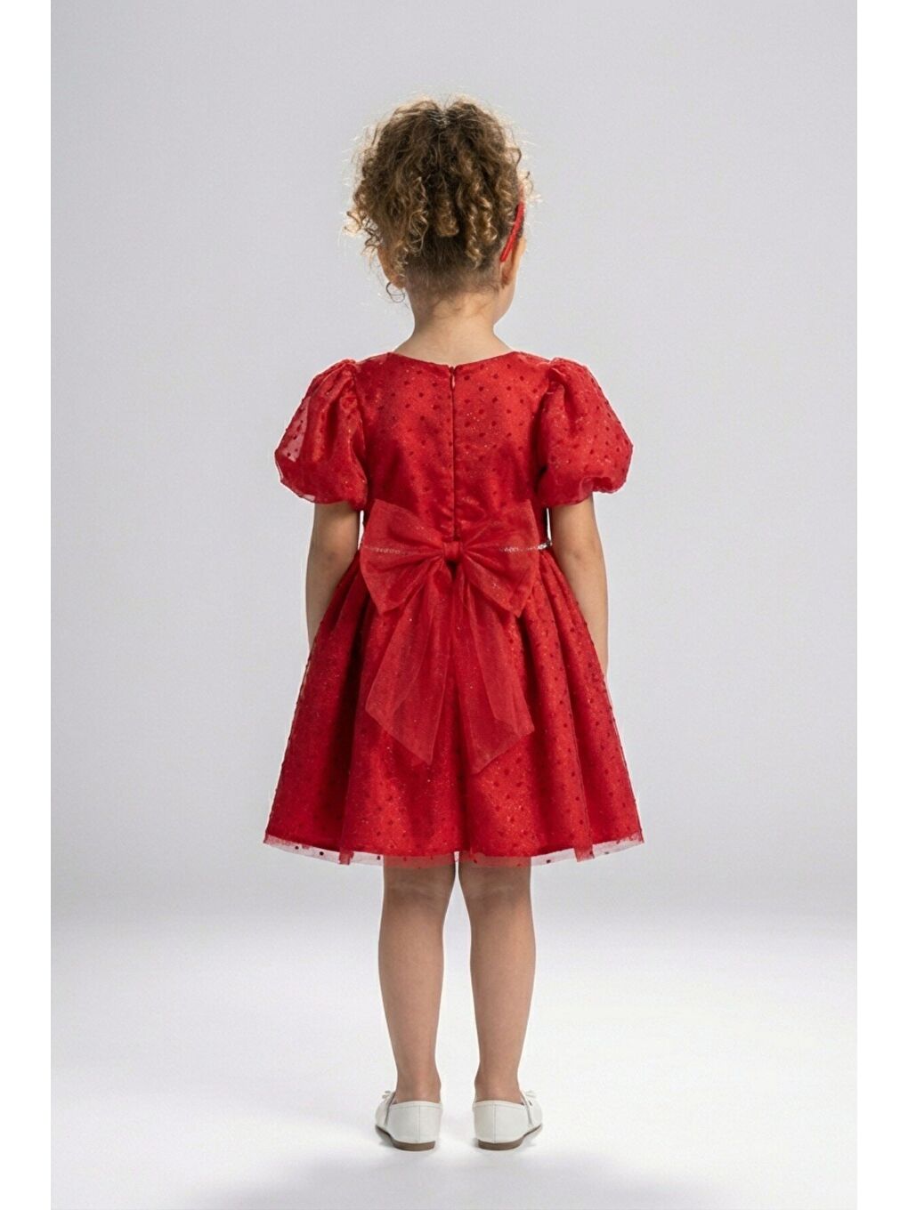 Kırmızı Kız Çocuk Abiye-1