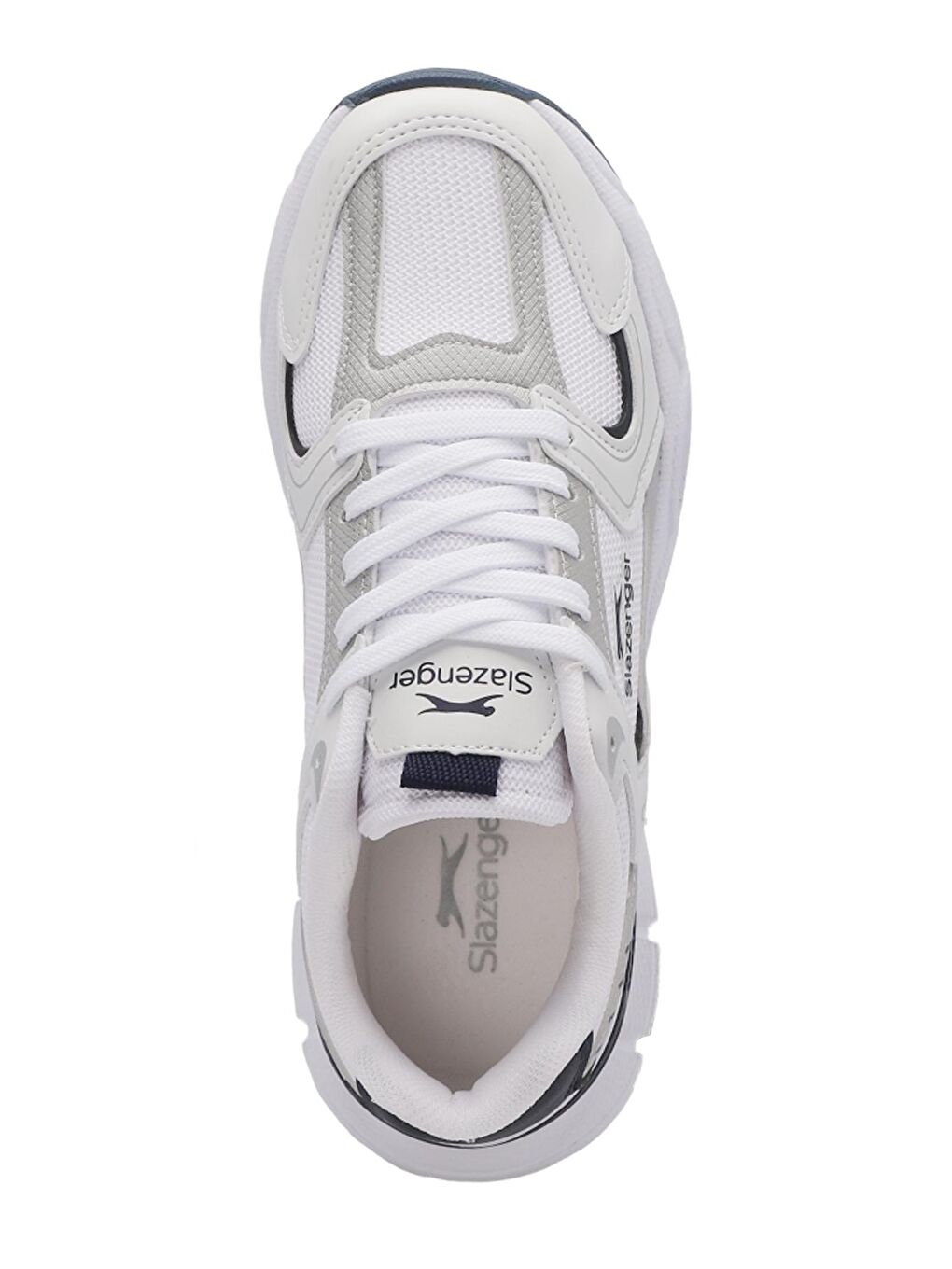 SLAZENGER ZEX Erkek Sneaker Ayakkabı Beyaz / Lacivert - 4