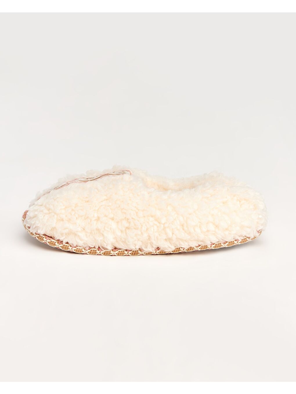 Pembe Kadın Nakışlı Ev İçi Ayakkabı -  POPE-3