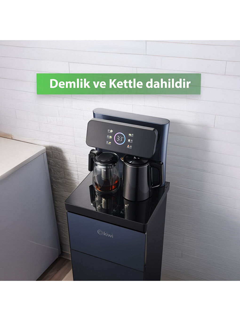 KWP-8570 Çok Fonksiyonlu Su Sebili - Gri-8