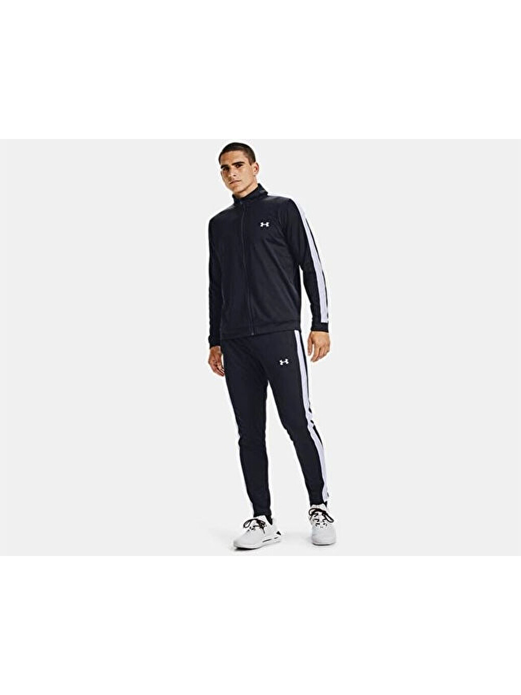 Ua Rival Knit Track Suit Erkek Günlük Eşofman Takımı 1357139-001 Siyah-2