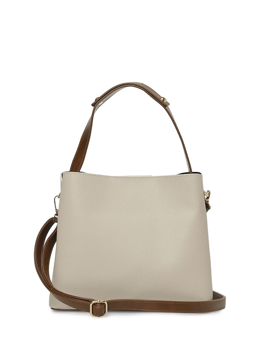 Bej GARNI DTY EL 6FX Krem Kadın Kol Çantası-2