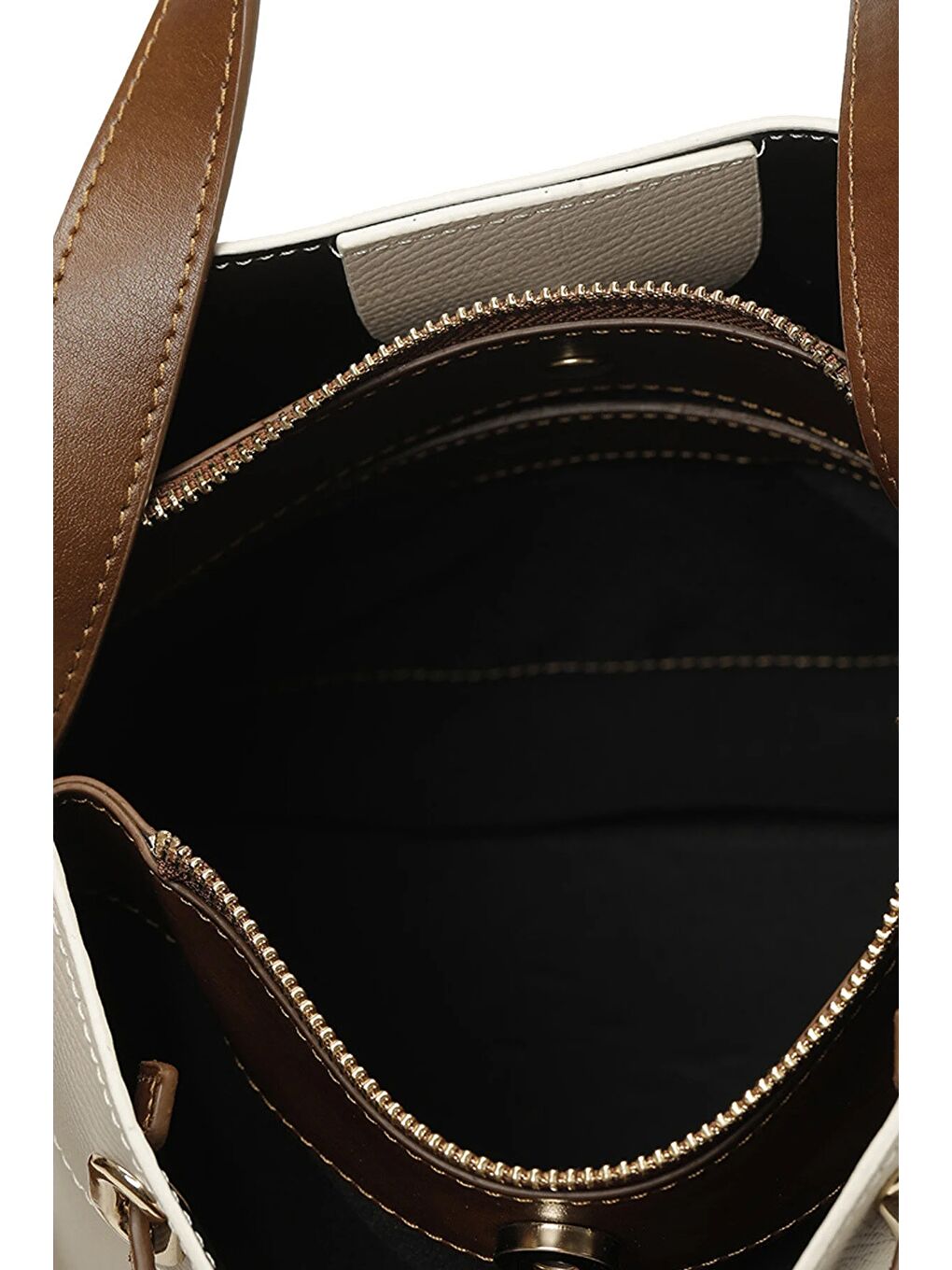 Bej GARNI DTY EL 6FX Krem Kadın Kol Çantası-3