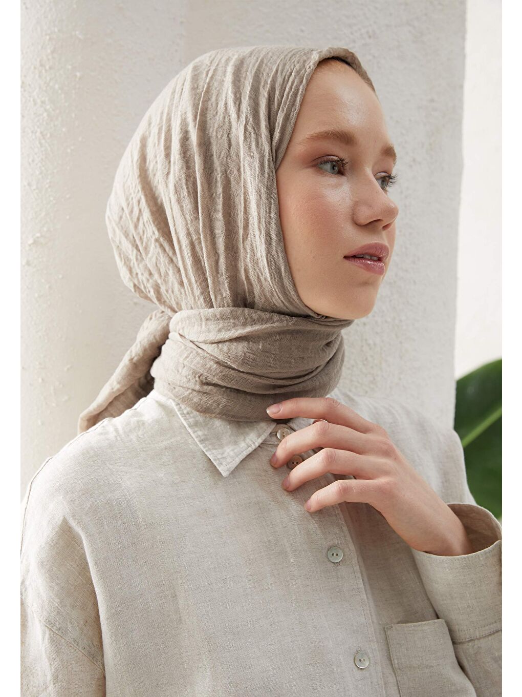 Gri Bürümcük Şal Tas Rengı-4