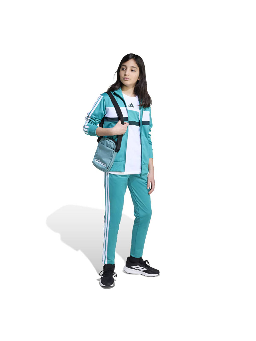 3 Stripes Tiberio Çocuk Beyaz Tişört-1