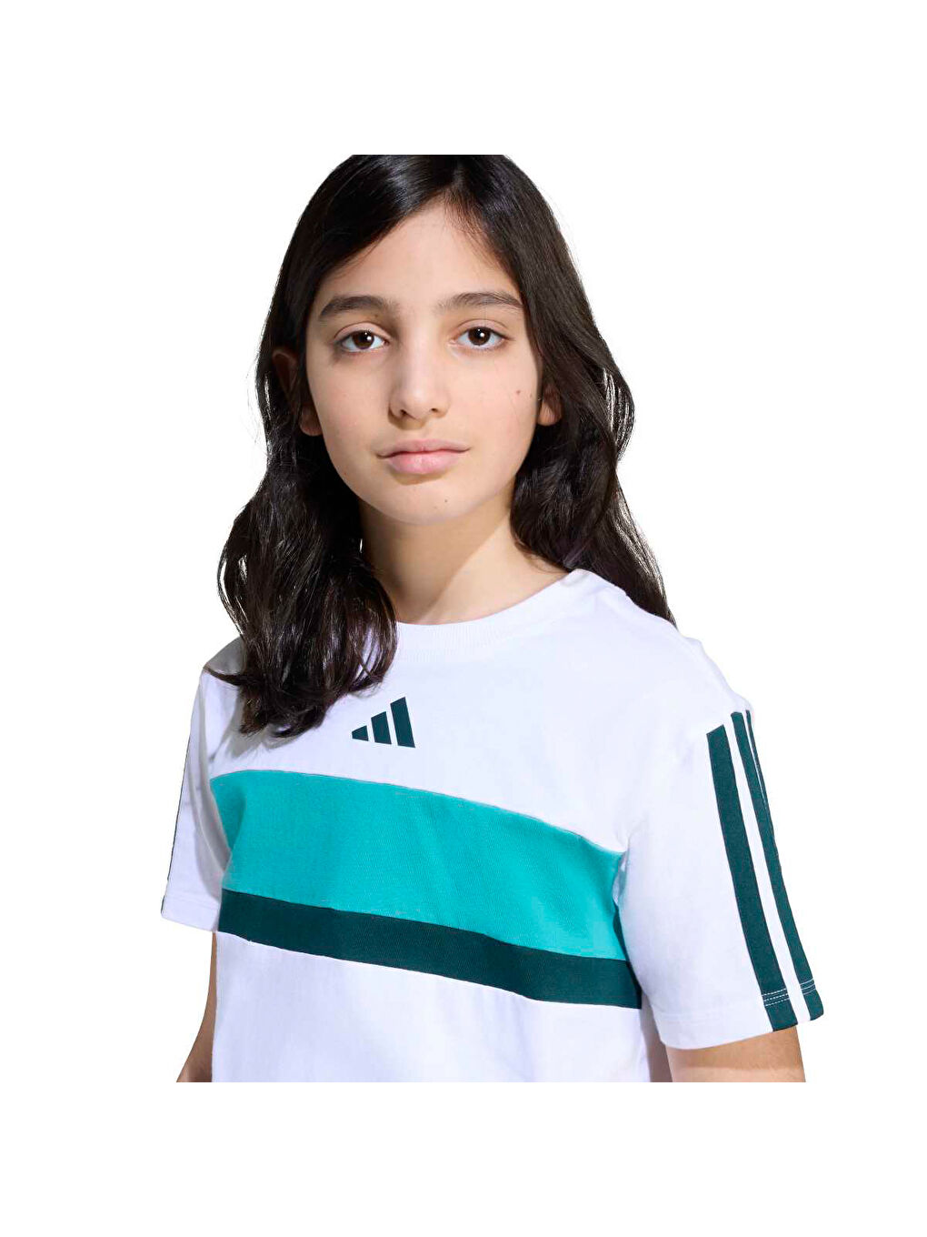 3 Stripes Tiberio Çocuk Beyaz Tişört-2