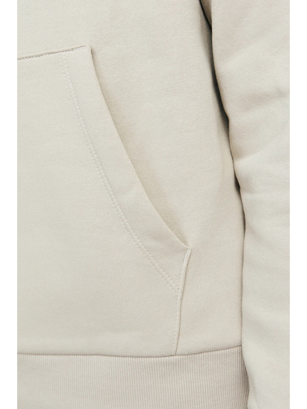 Bej Jjecorp Regular Fit Kapüşonlu Erkek Sweat 12152840-5