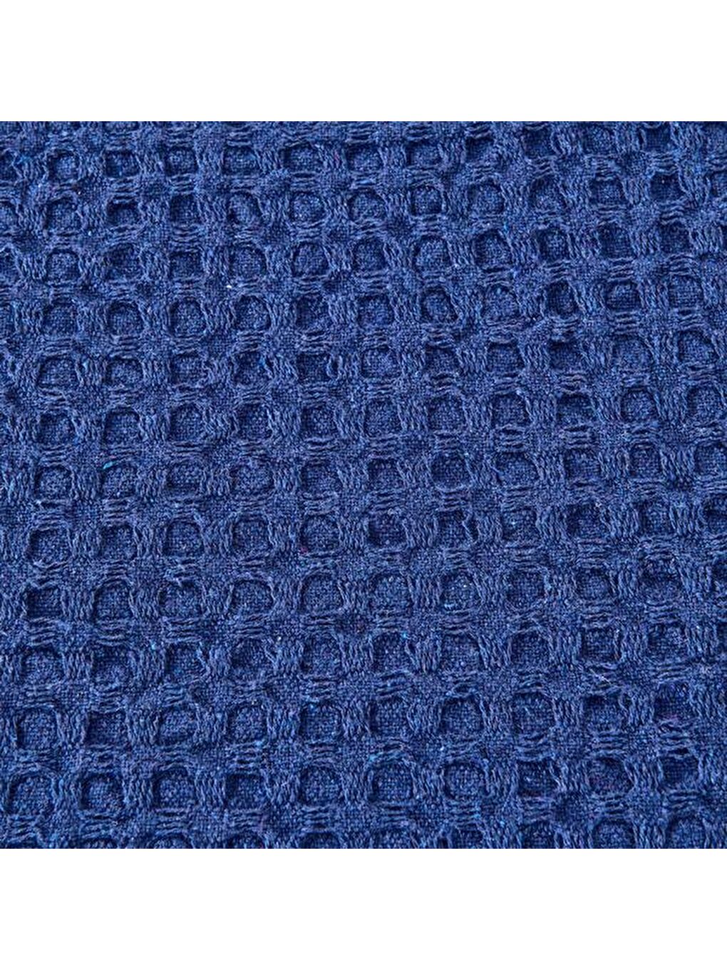 Soft Venna Çift Kişilik Yatak Örtüsü - İndigo - 200x230 cm-2