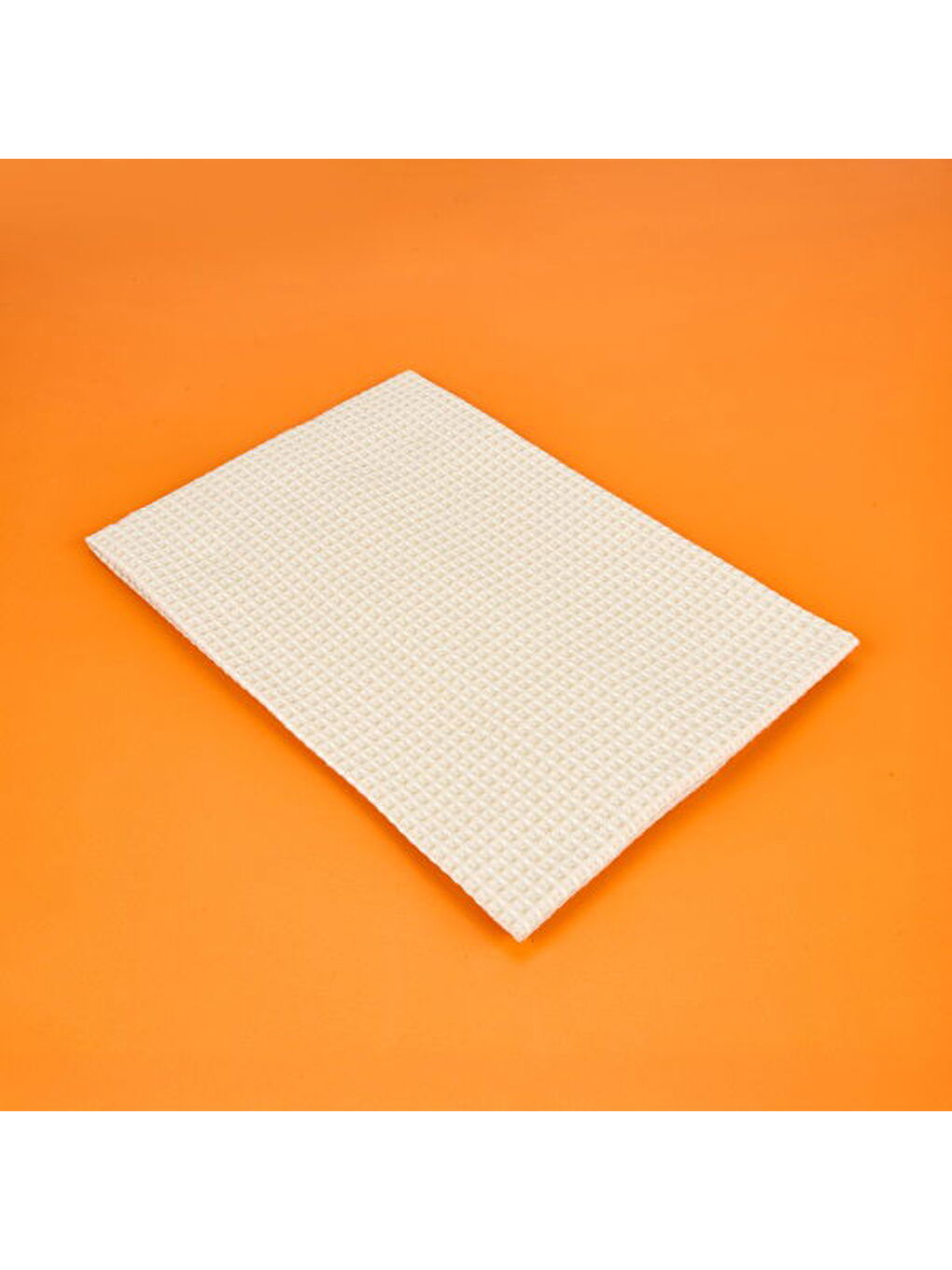 Soft Waffle 2'li Havlu Seti - Açık Bej - 60x110 cm + 40x60 cm-1