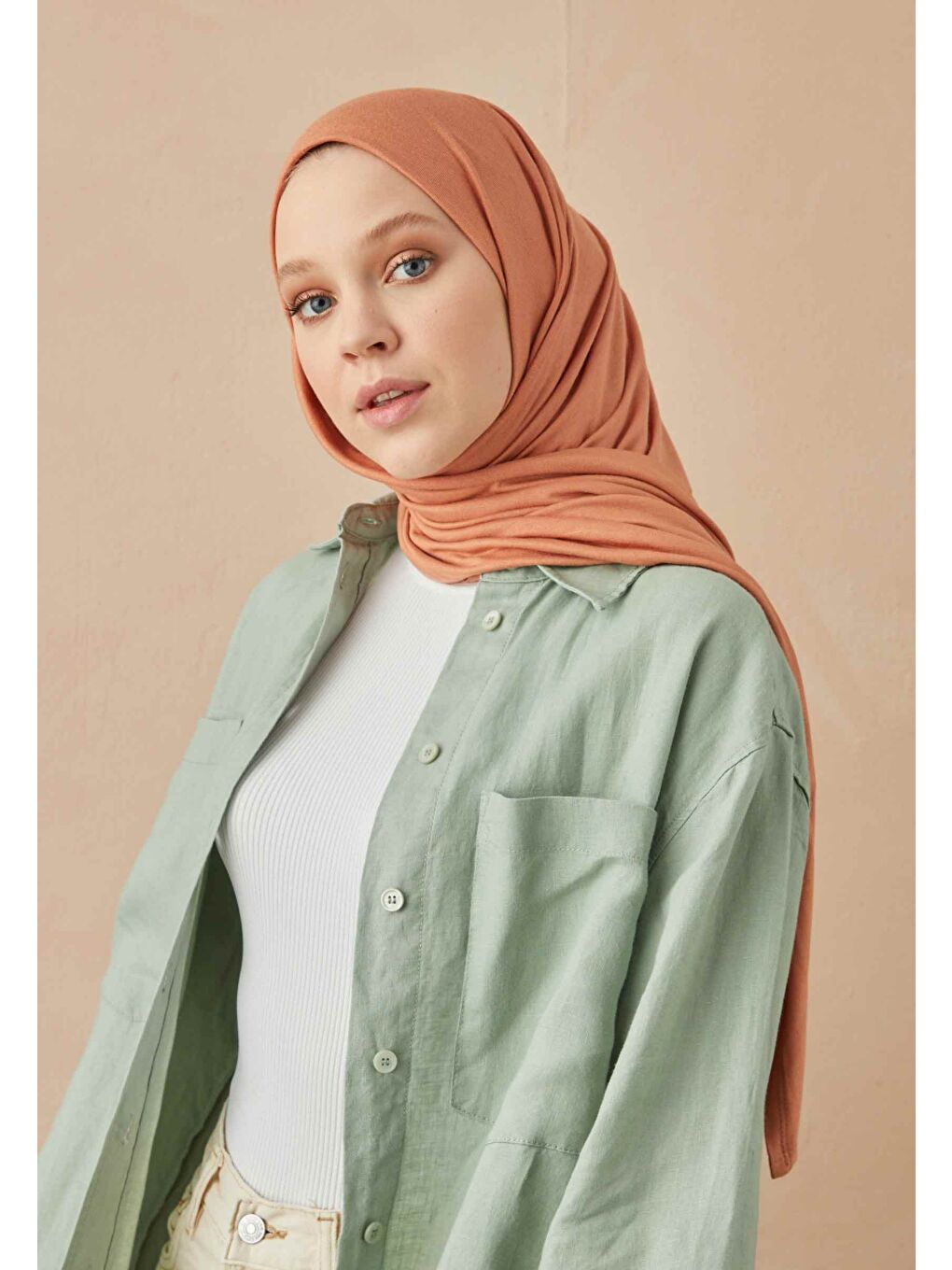 Turuncu Penye Şal Badem-1