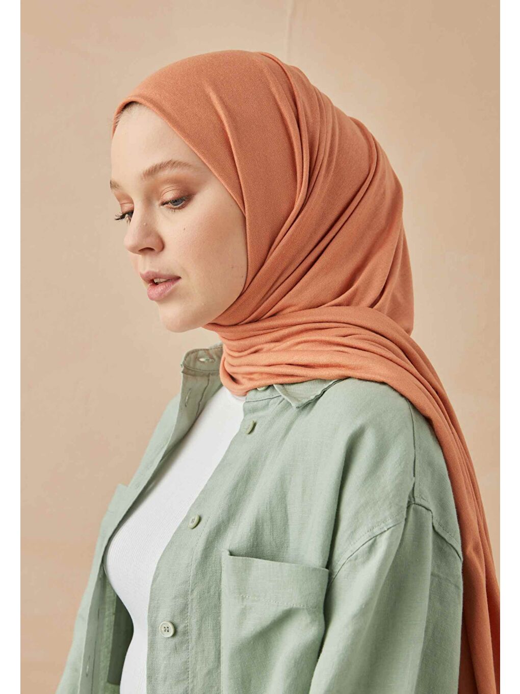 Turuncu Penye Şal Badem-2