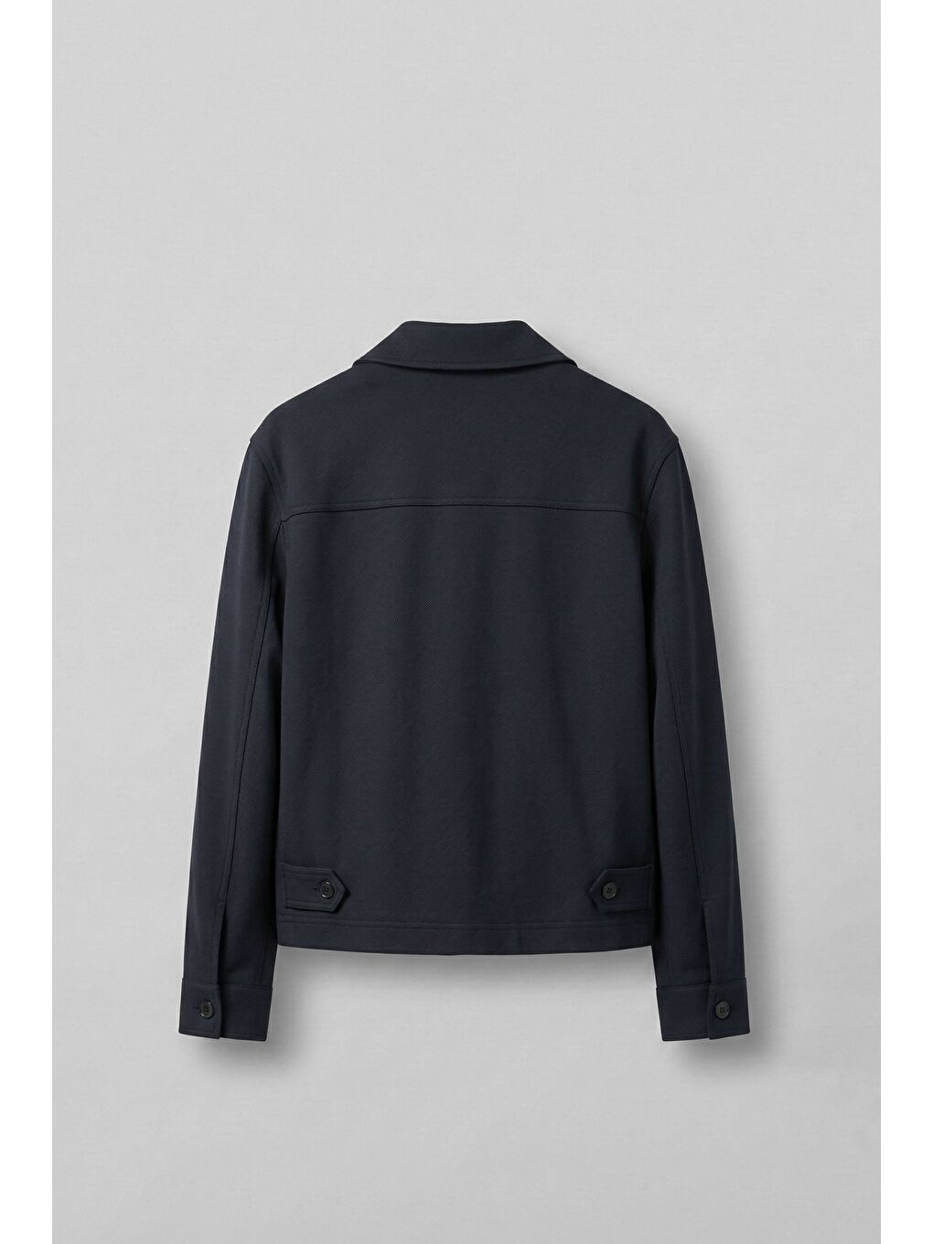 Erkek Smart Casual Relaxed Fit Düğmeli Ceket Lacivert-1