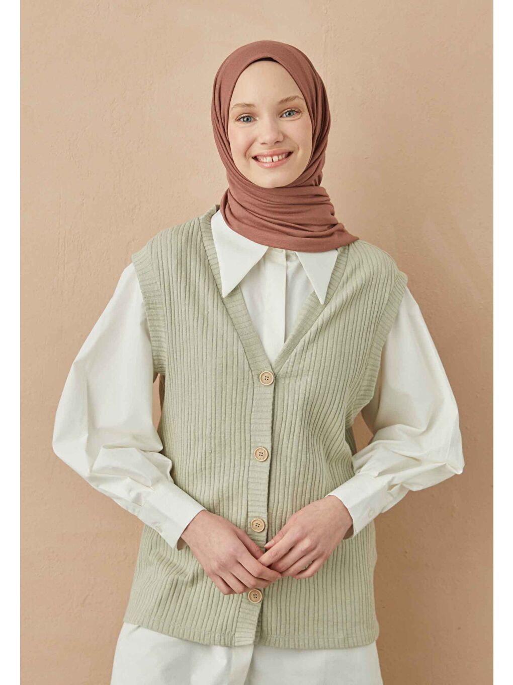 Pembe Penye Şal Vıntage Rose-1