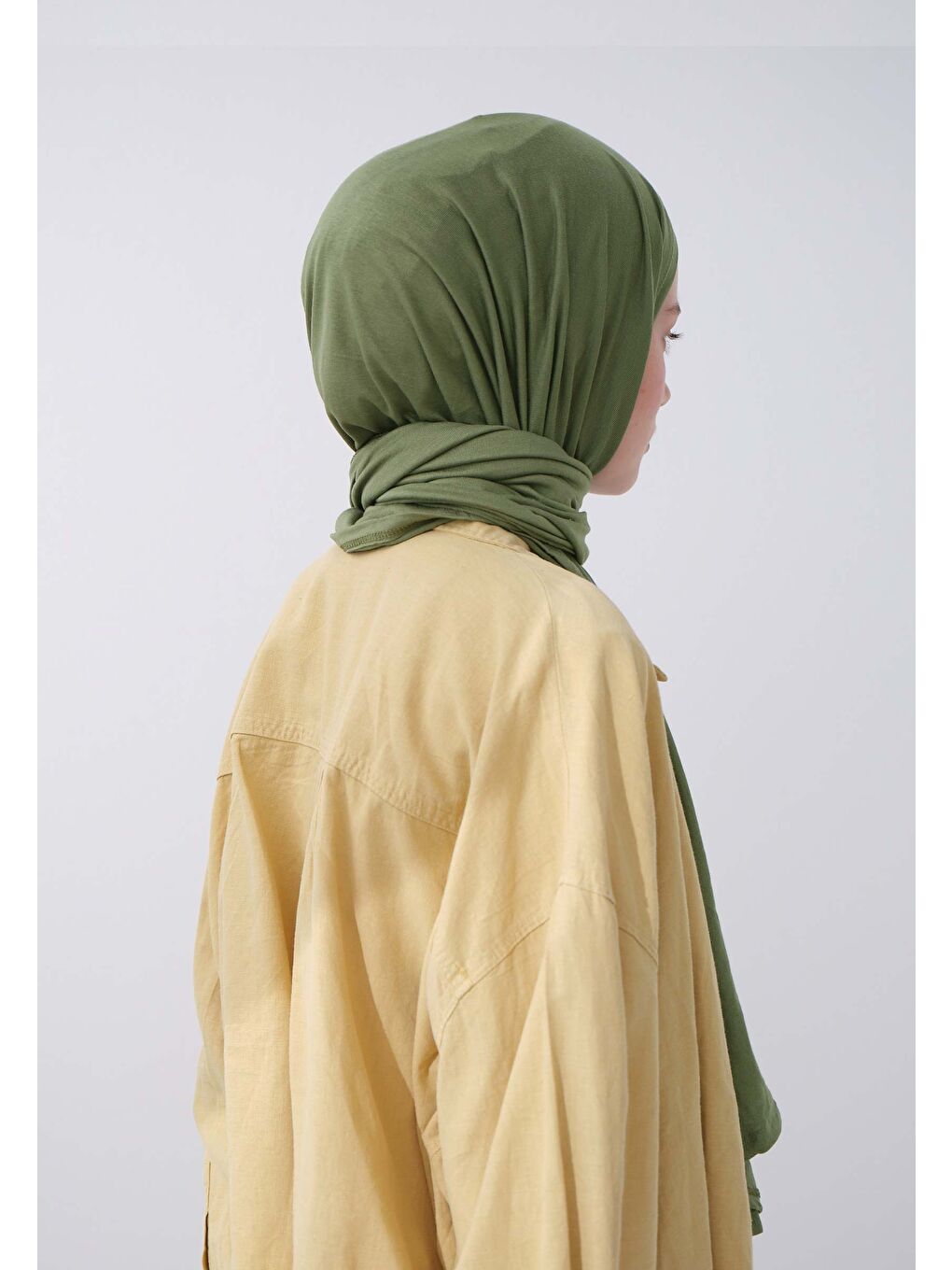 Penye Şal Çam Yeşili-3