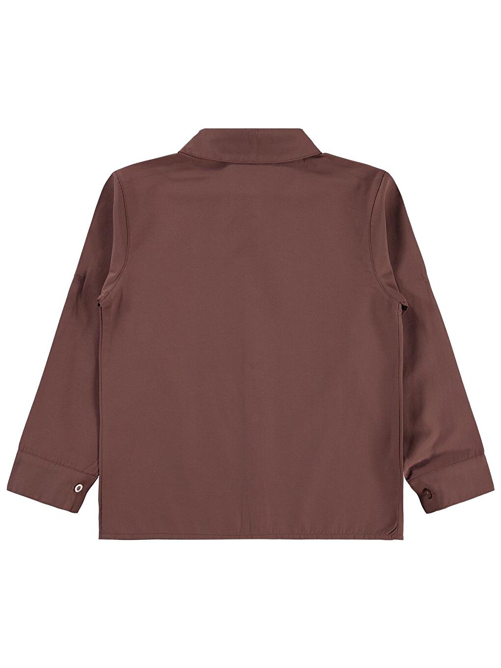 Boys Alpine Baskılı Tişörtlü 6-9 Yaş Gömlek - Kahverengi-3