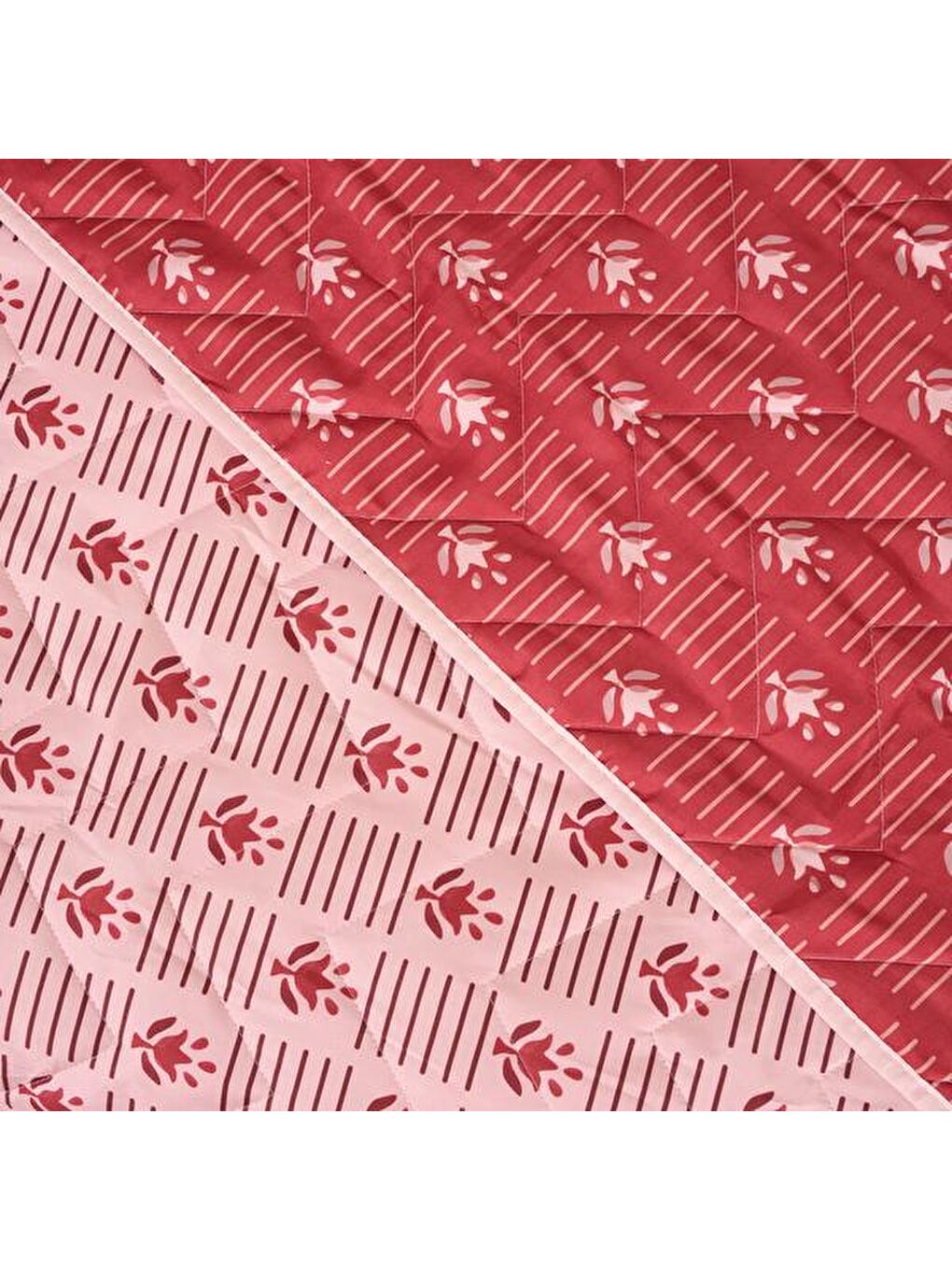 Karışık Soft Etnik Çift Kişilik Yatak Örtüsü - Renkli - 220x220 cm-3