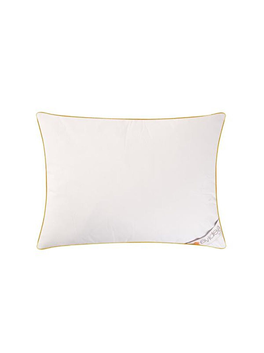 Evidea Soft Pamuk Saten Yastık - Beyaz - 50x70 cm