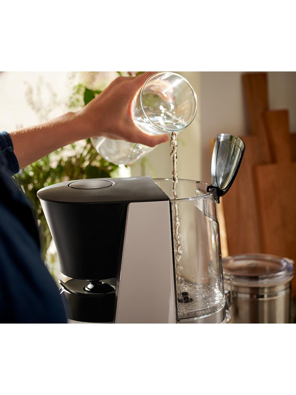 Filtre Kahve Makinesi, Beyaz-1