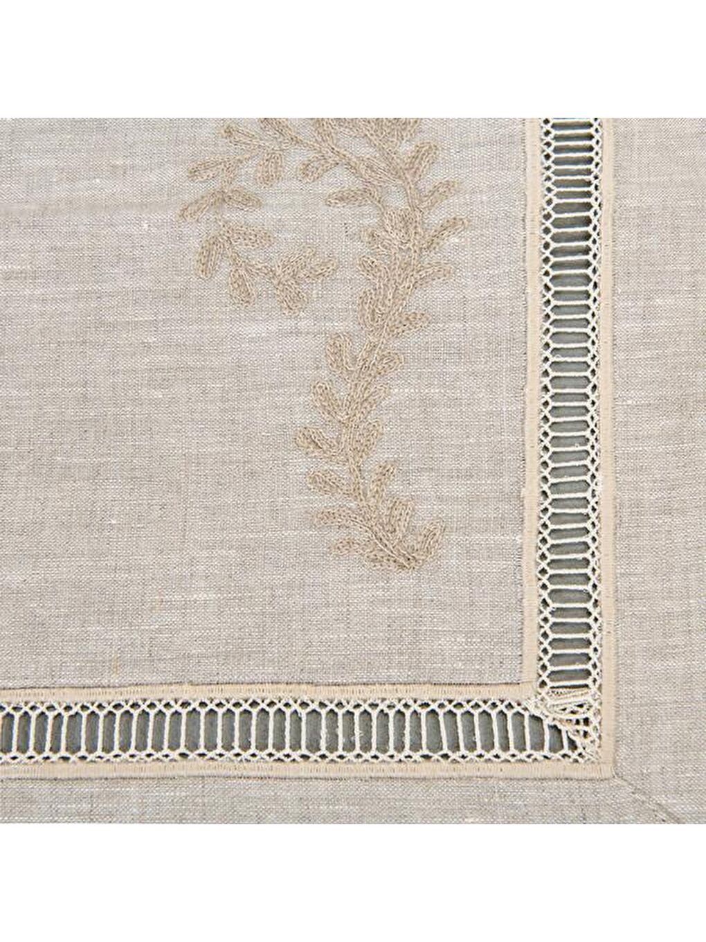 Soft Ajurlu 2'li Amerikan Servis - Antrasit - 35x50 cm-2