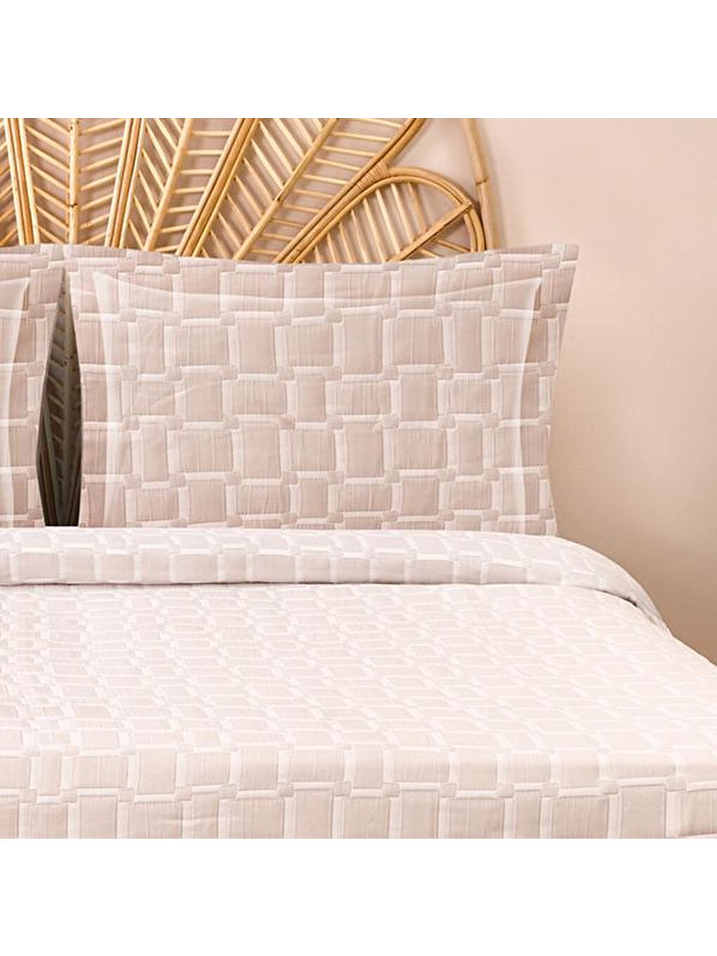 Soft Barella Çift Kişilik Yatak Örtüsü - Beyaz - 260x250 cm-1