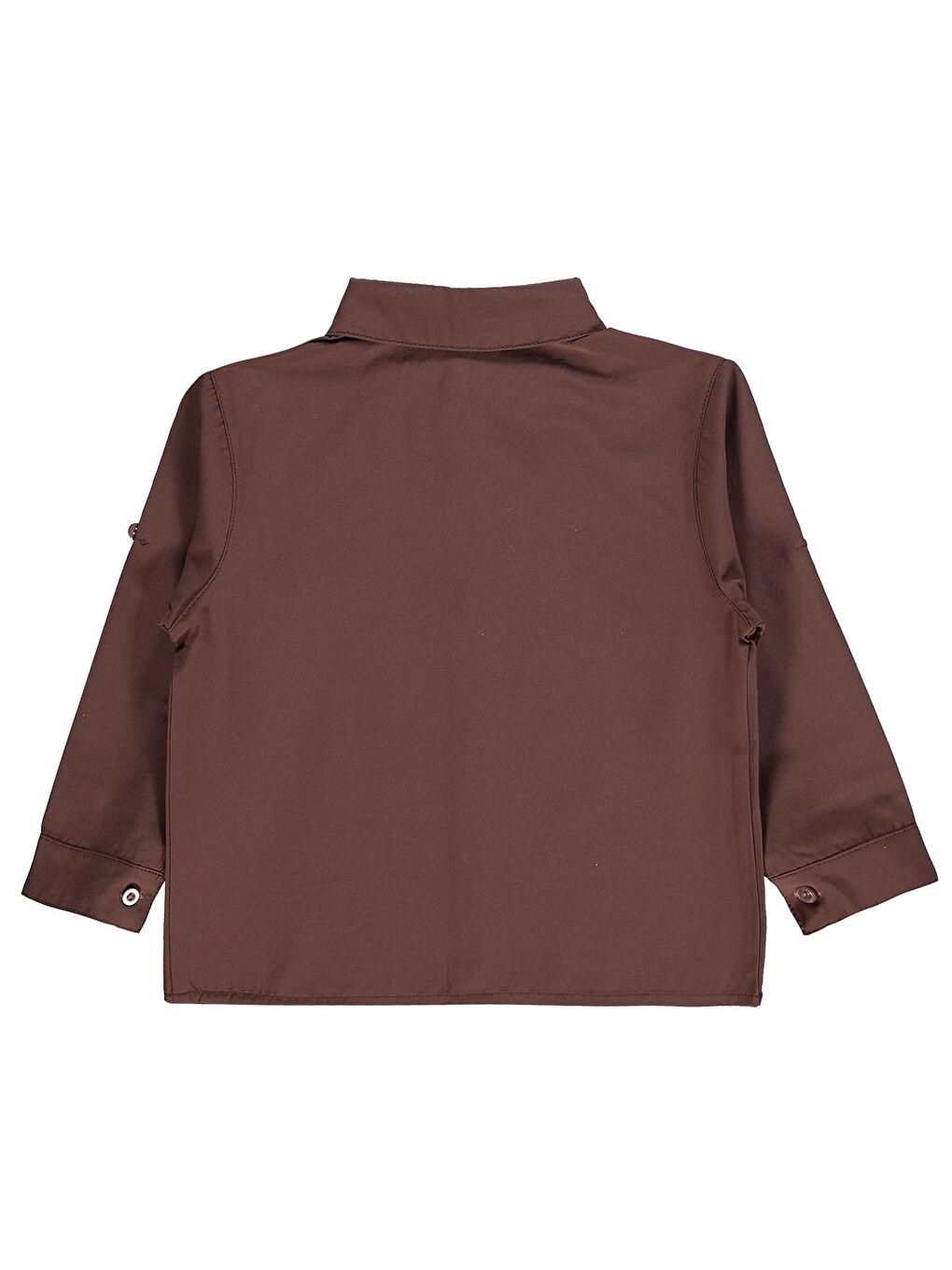 Boys Alpine Baskılı Tişörtlü 2-5 Yaş Gömlek - Kahverengi-1