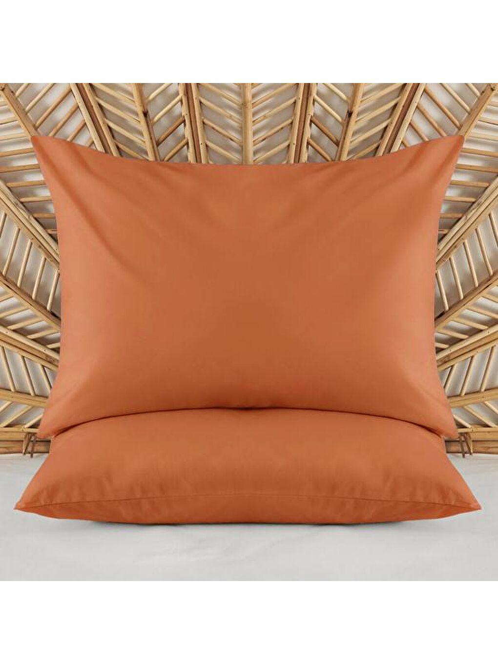 Soft 2'li Yastık Kılıfı - Turuncu - 50x70 cm