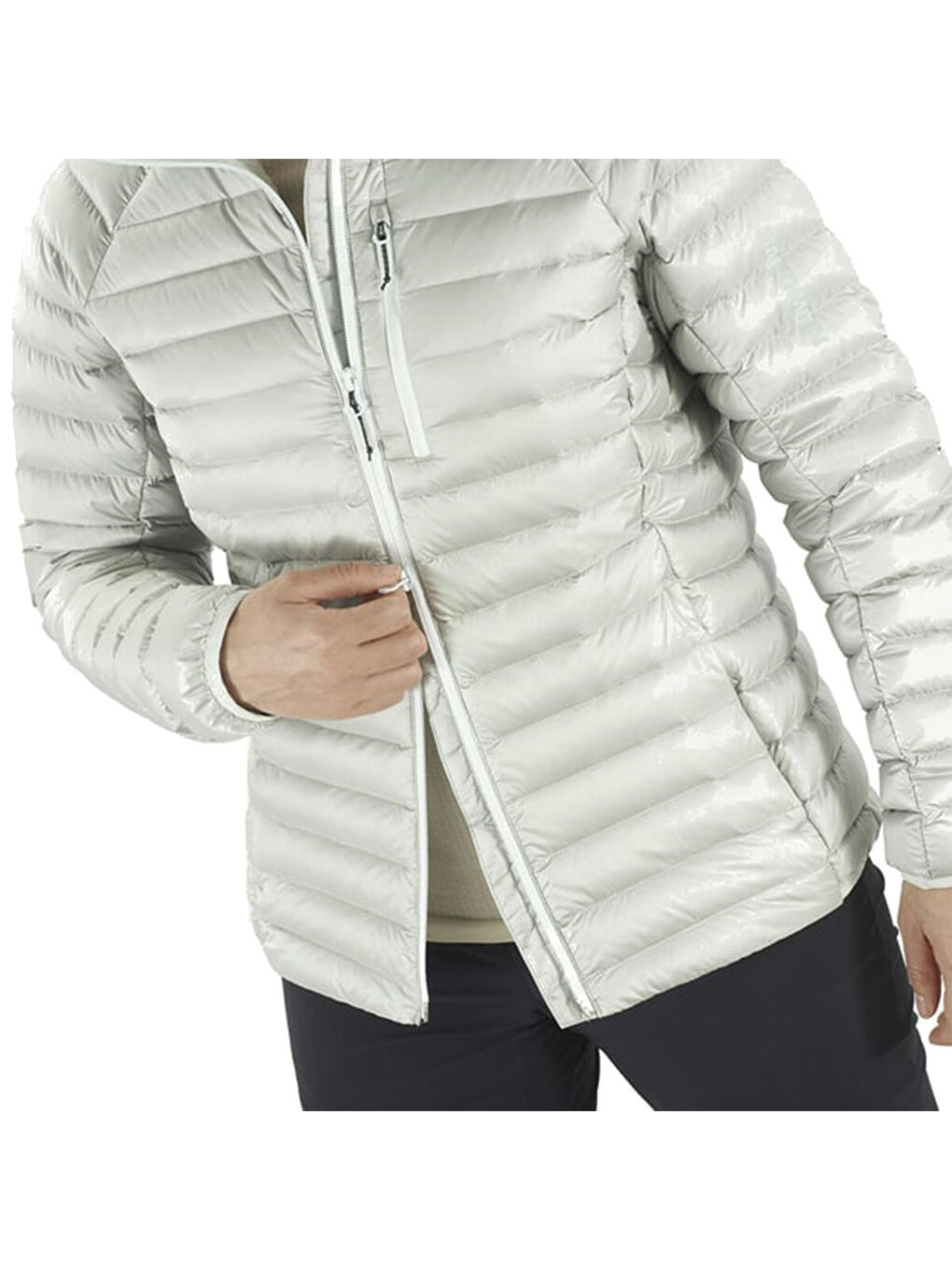 Elixir Micro Down Hd Kadın Mavi Outdoor Ceketi-4