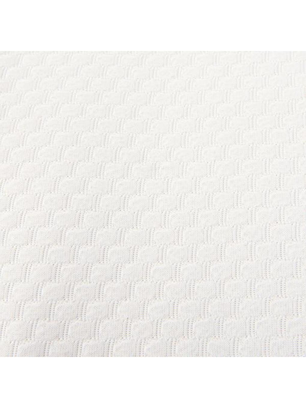 Soft Minik Kapitoneli Tek Kişilik Sıvı Geçirmez Lastikli Alez - Beyaz - 100x200 cm-2