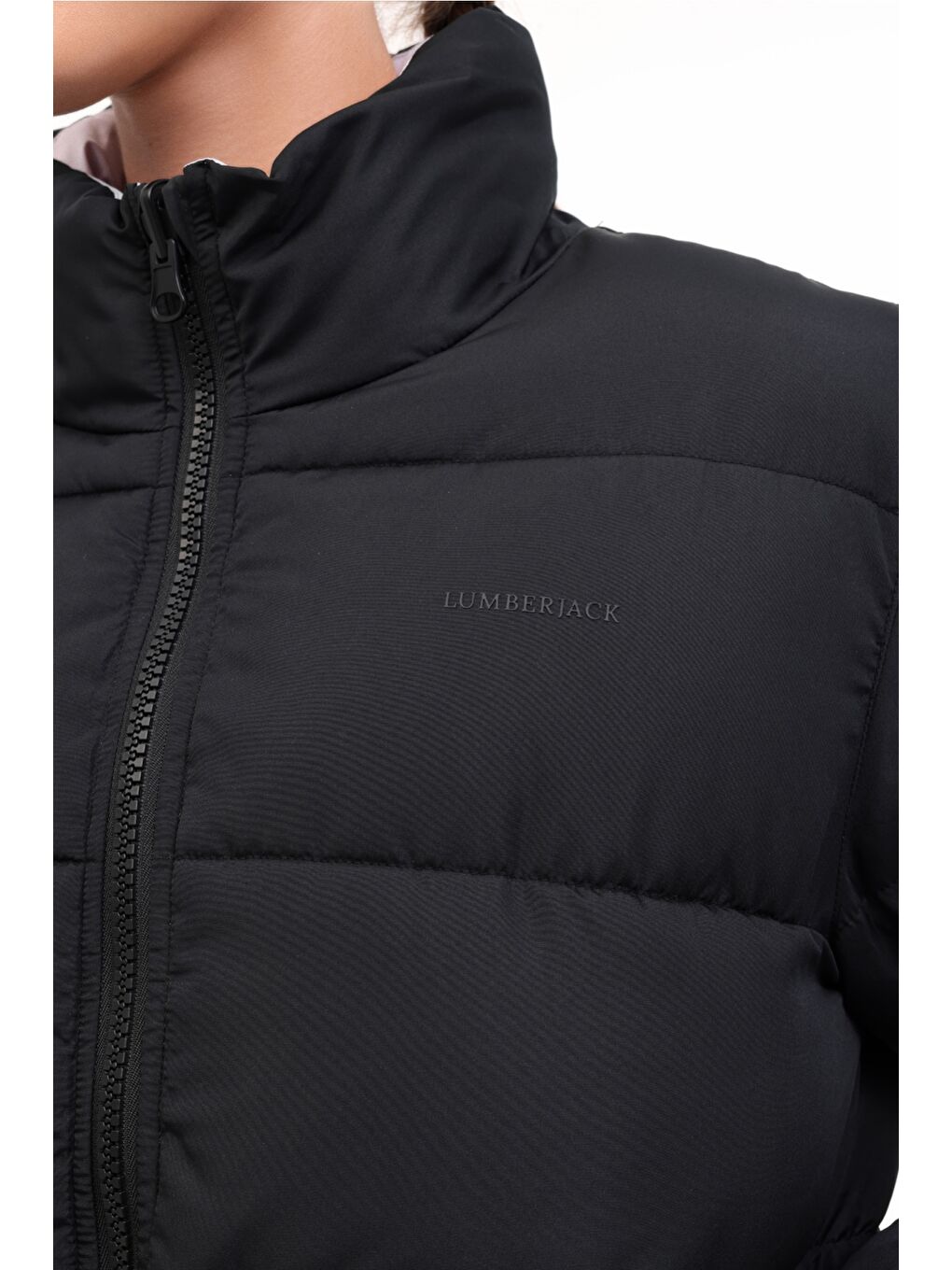 WL 2ELISA 5PR Siyah Kadın Kısa Kaban-3