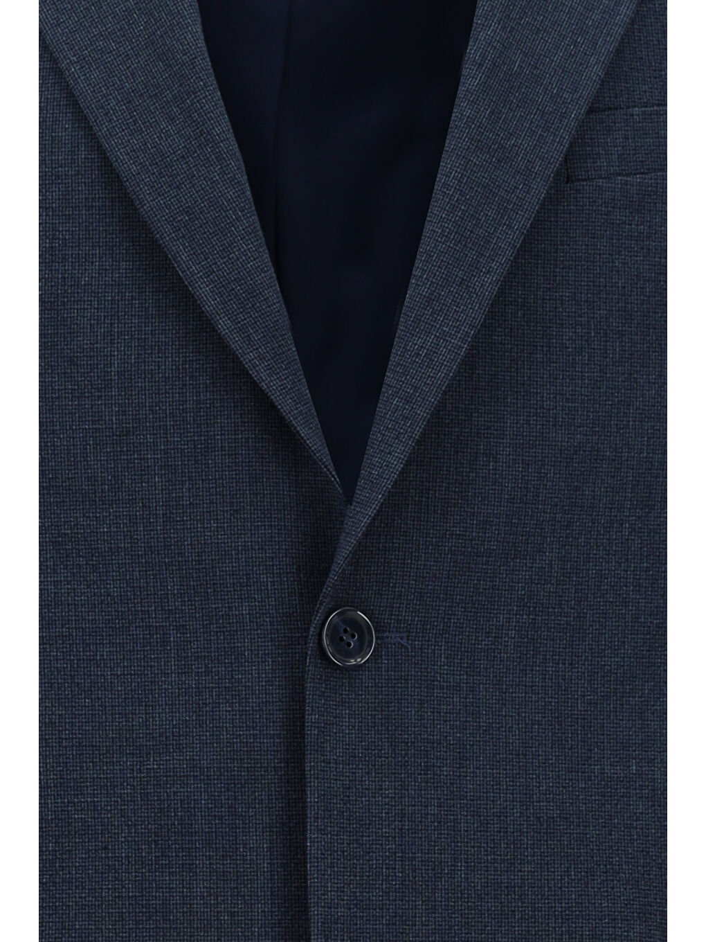 Lacivert Klasik Desenli Takım Elbise-3