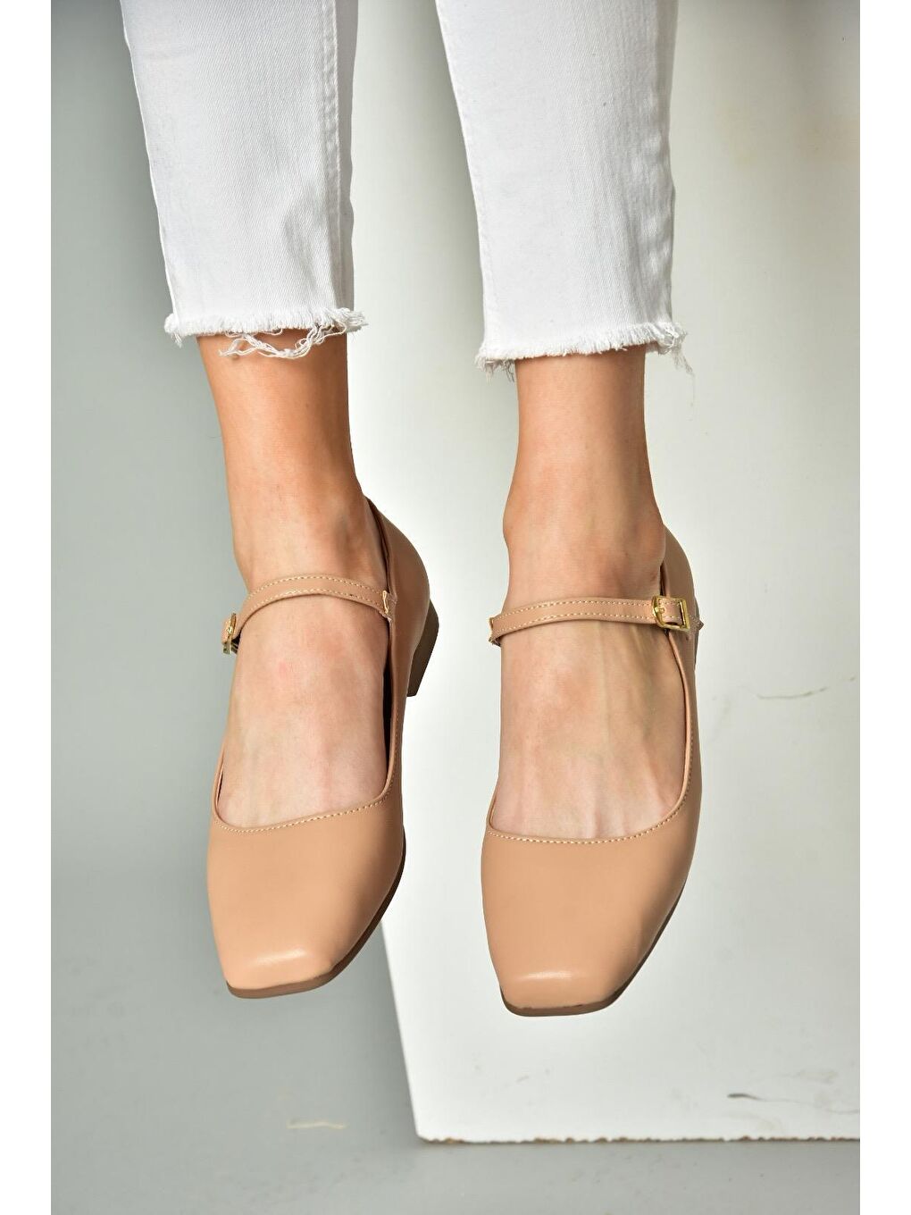 Bej S7262525 Ten Kadın Babet-4