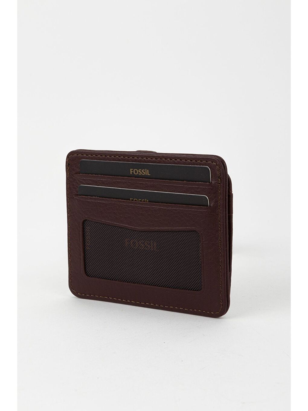 Kahverengi Kutulu Hakiki Deri Lacivert El Portföyü Kartlık Cüzdan-5