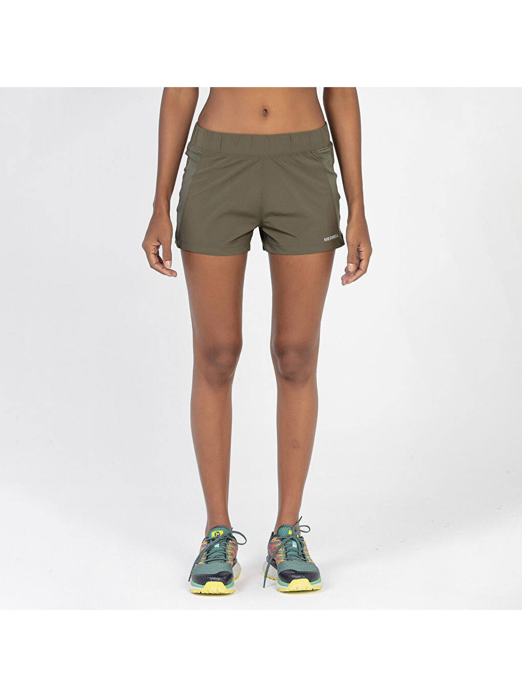 Siyah Rare Kadın Haki Şort-1