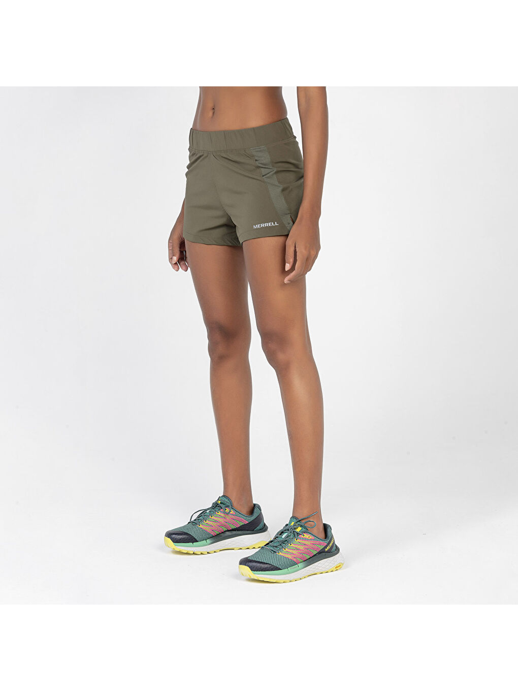 Siyah Rare Kadın Haki Şort-2