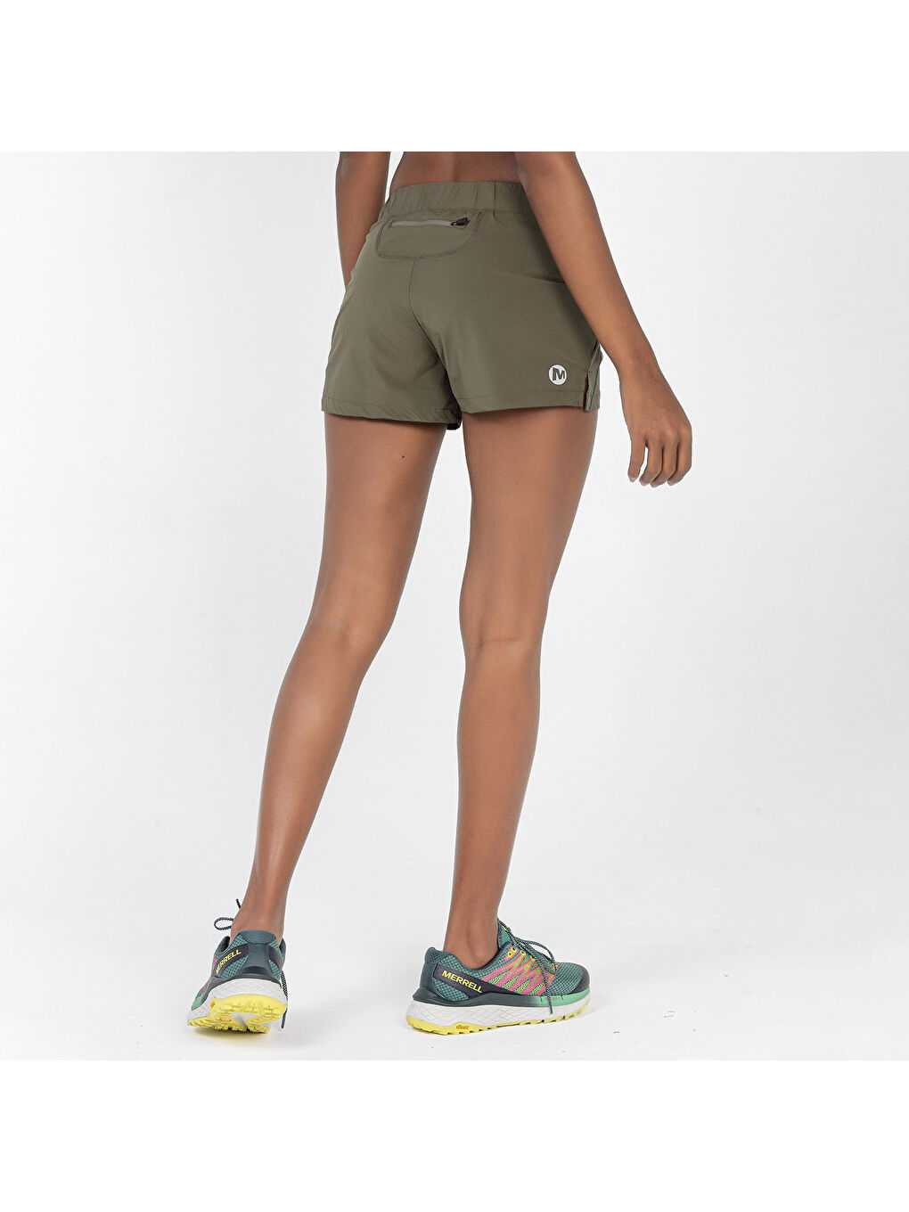 Siyah Rare Kadın Haki Şort-4