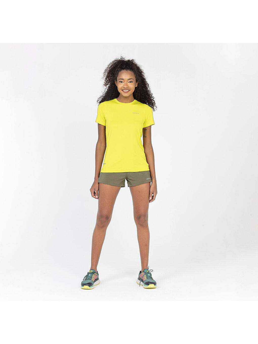 Siyah Rare Kadın Haki Şort-5