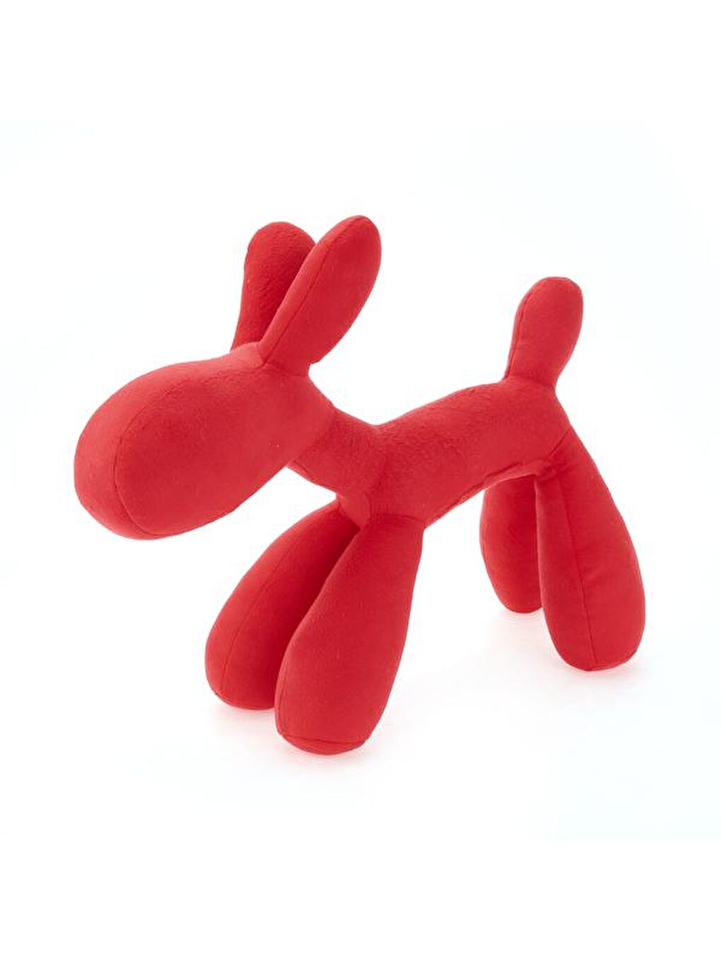 Soft Balon Köpek Figürlü Yastık - Kırmızı - 39x48 cm