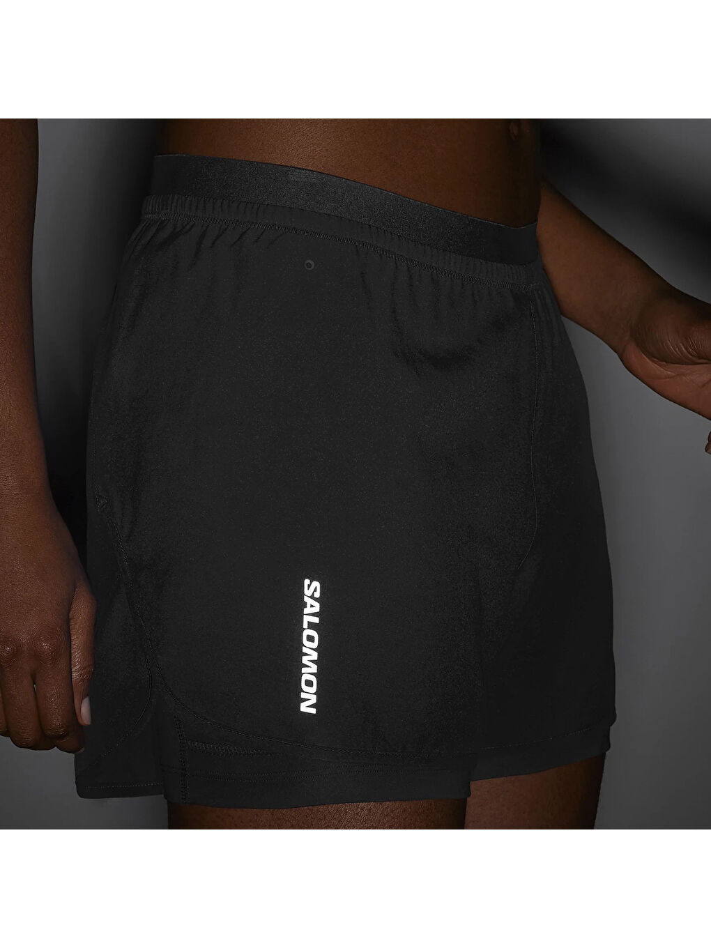 Cross 2in1 Short Kadın Siyah Koşu Şortu-2