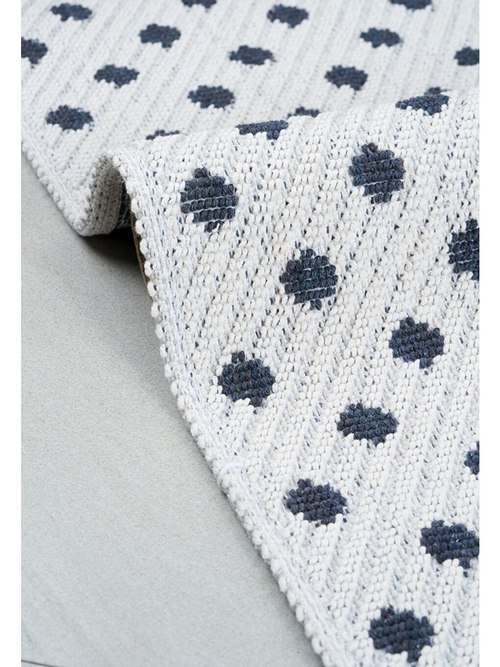 Freya Doğal Pamuklu 2'li Banyo Paspas Seti 60x100+50x60 Cm - Antrasit-1