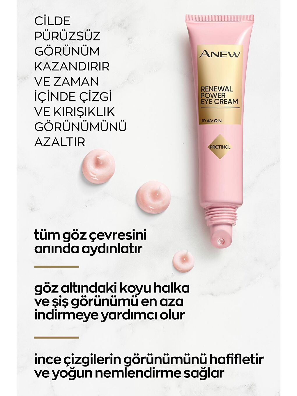 AVON Renksiz Anew Renewal Power Protinol Serum ve Göz Çevresi Kremi Paketi - 2