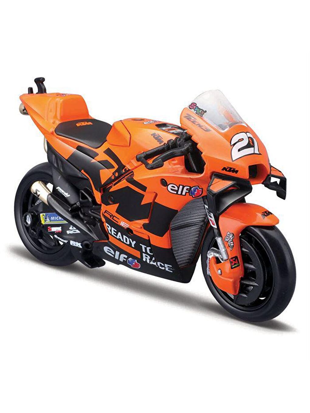 Maisto Karışık Tech3 KTM Factory Racing 2021 Model Motosiklet 1/18