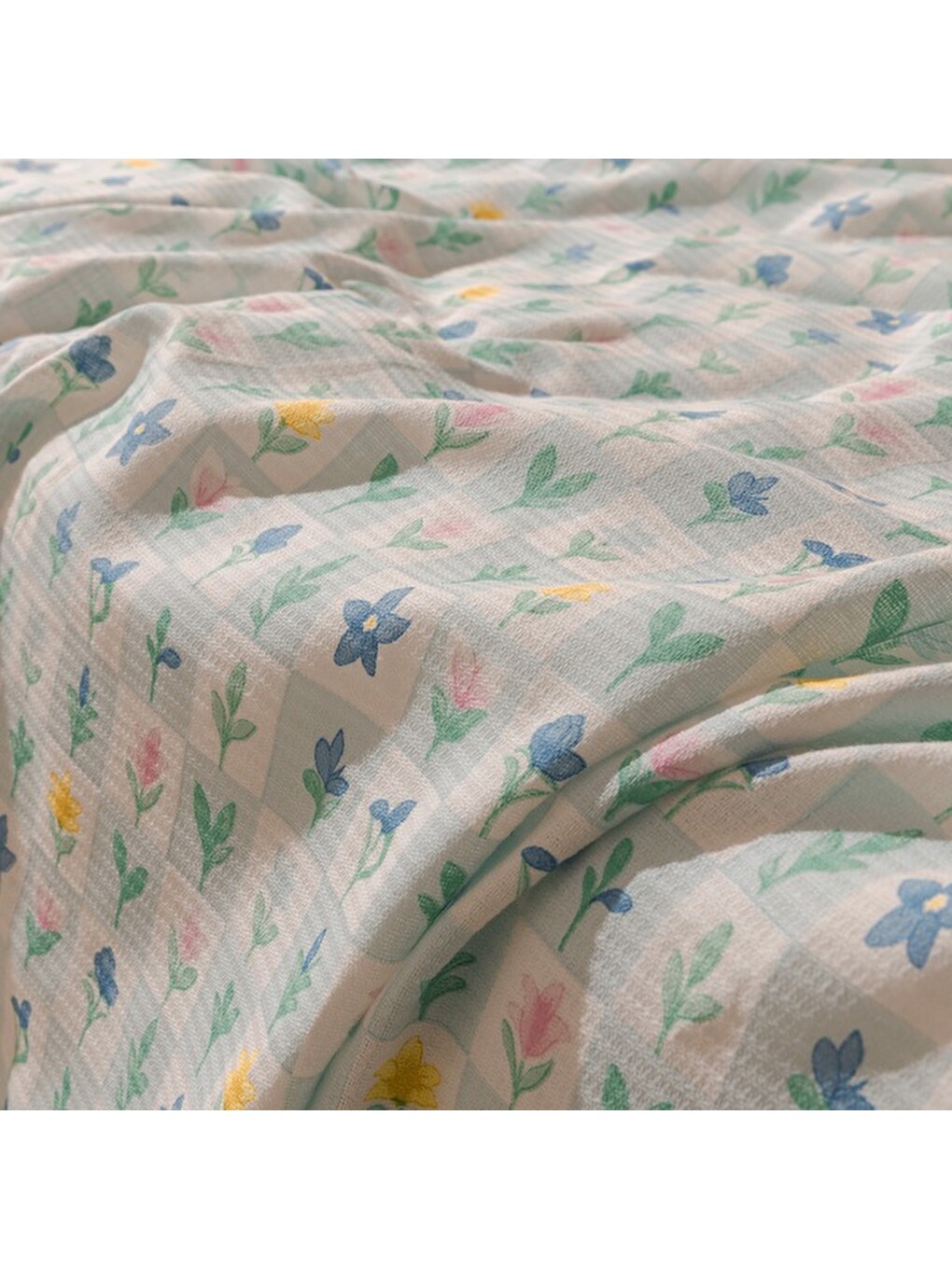 Karışık Soft Minora Çift Kişilik Pike Takımı - Renkli-4