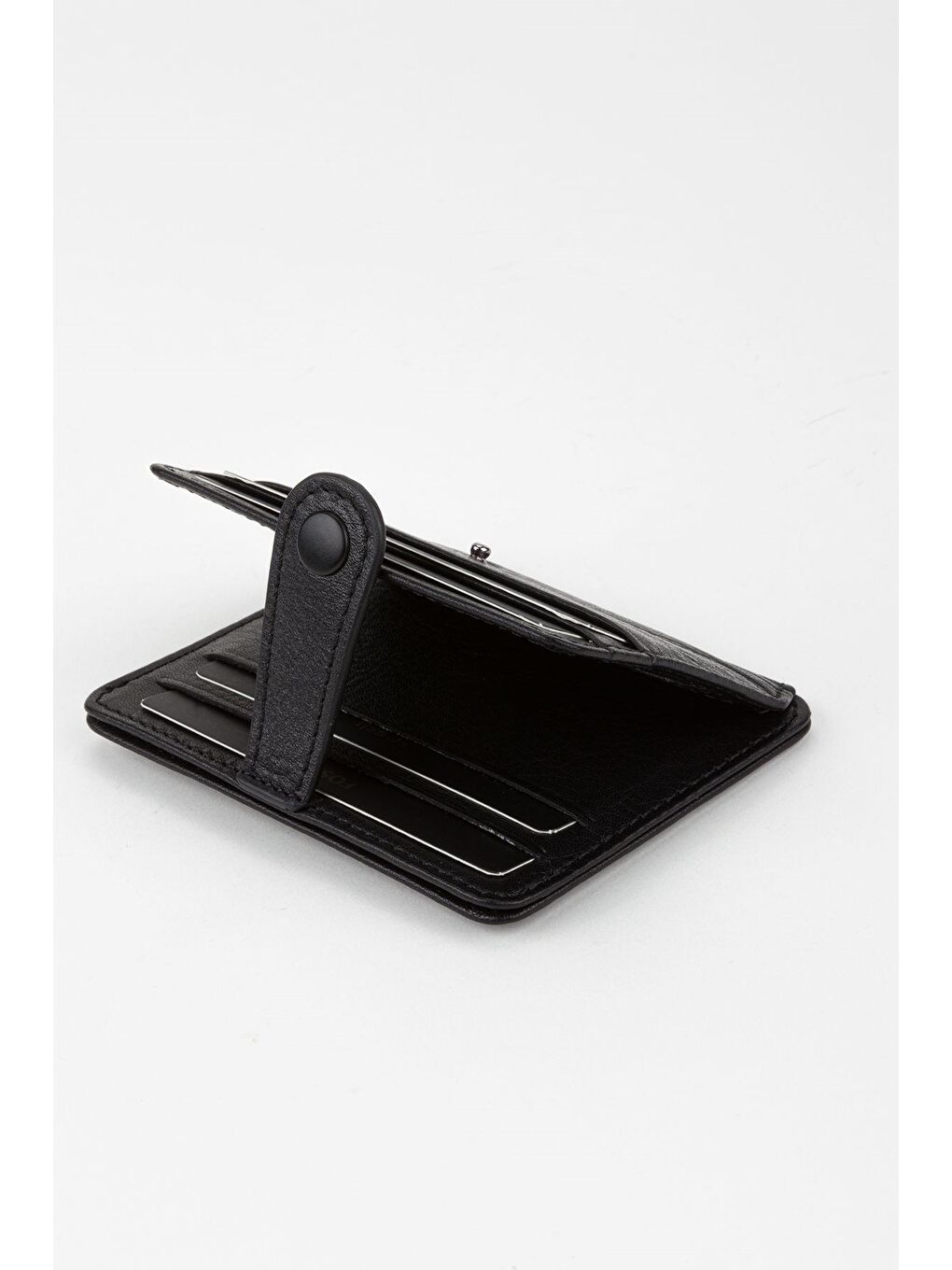 Siyah Kutulu Hakiki Deri Lacivert El Portföyü Kartlık Cüzdan-3