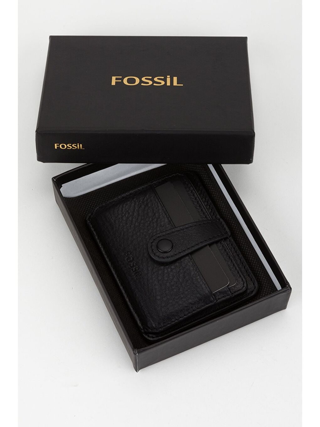 Siyah Kutulu Hakiki Deri Lacivert El Portföyü Kartlık Cüzdan-7