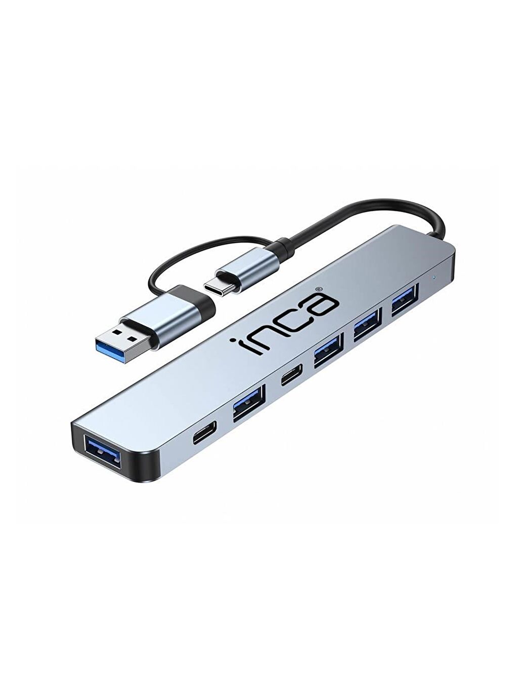 IUTP-7T USB 3.0 + 4x USB 2.0 100W Çoklayıcı Çevirici