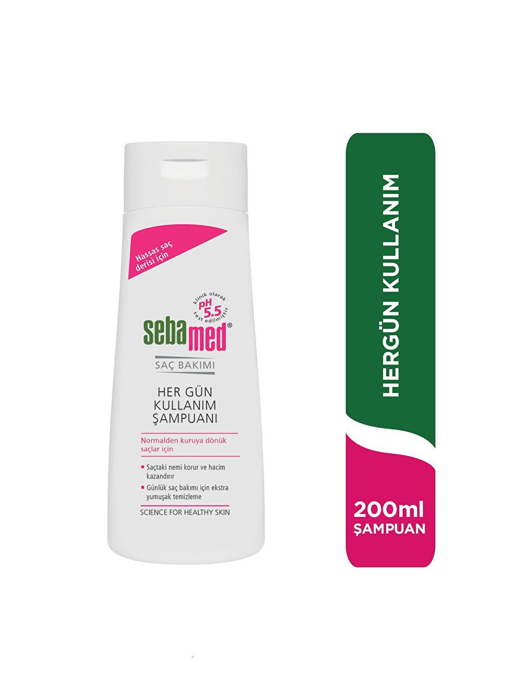 SEBAMED Renksiz ŞAMPUAN HER GÜN 400 ml x 2 - 1