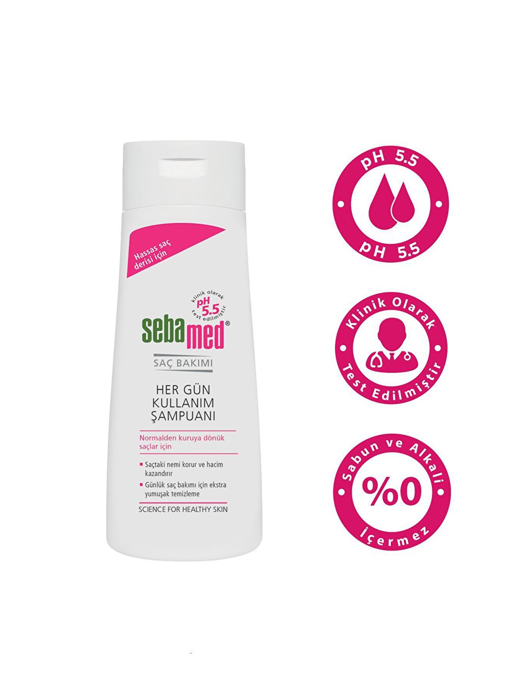 SEBAMED Renksiz ŞAMPUAN HER GÜN 400 ml x 2 - 2